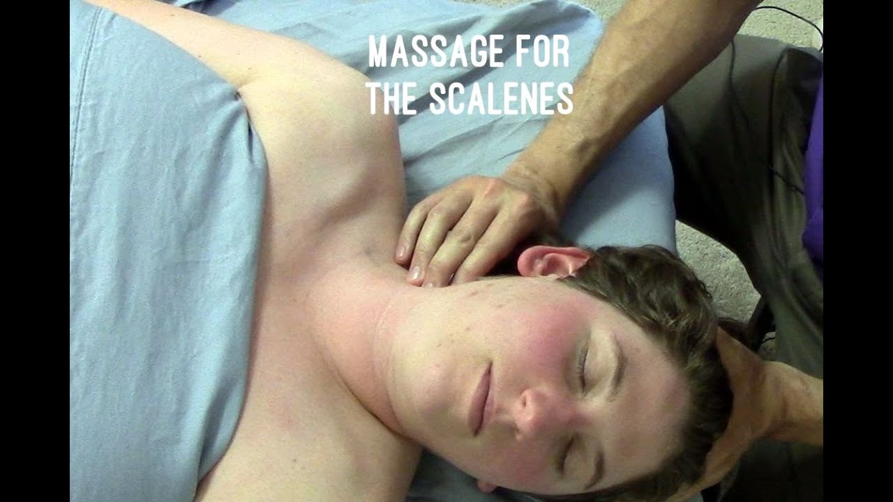 Massage Tutorial: Scalenes (myofascial release, palpation)