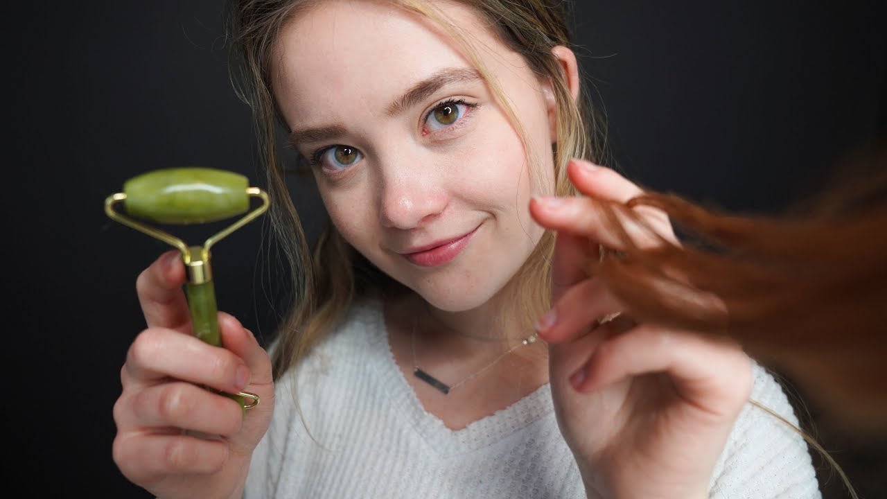 ASMR SCALP MASSAGE Roleplay! Brushing, Exam, Oils