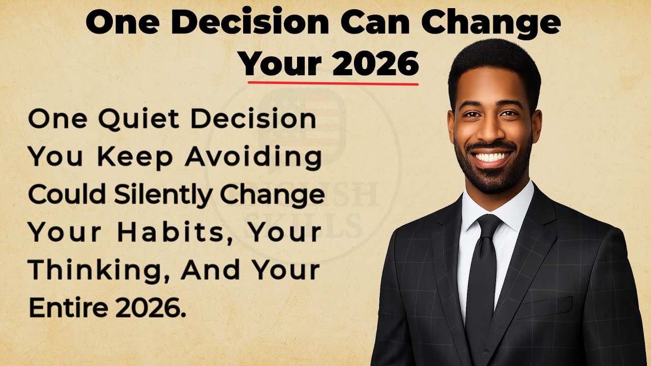 One Decision Can Change Your 2026 🔥 | Learn English Through a Powerful Life Story | Graded Reader✅