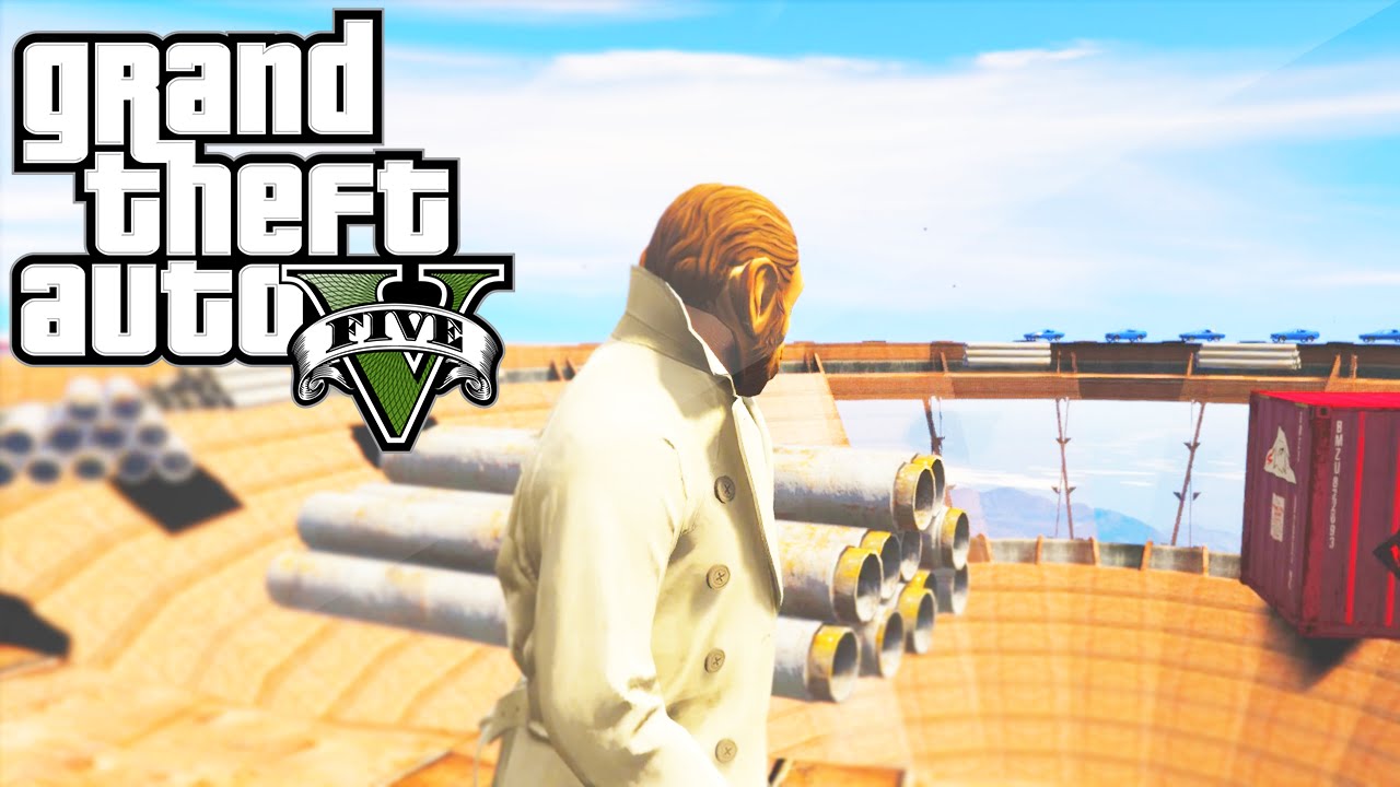 FALLING INTO THE FUNNEL! (GTA 5 Funny Moments)