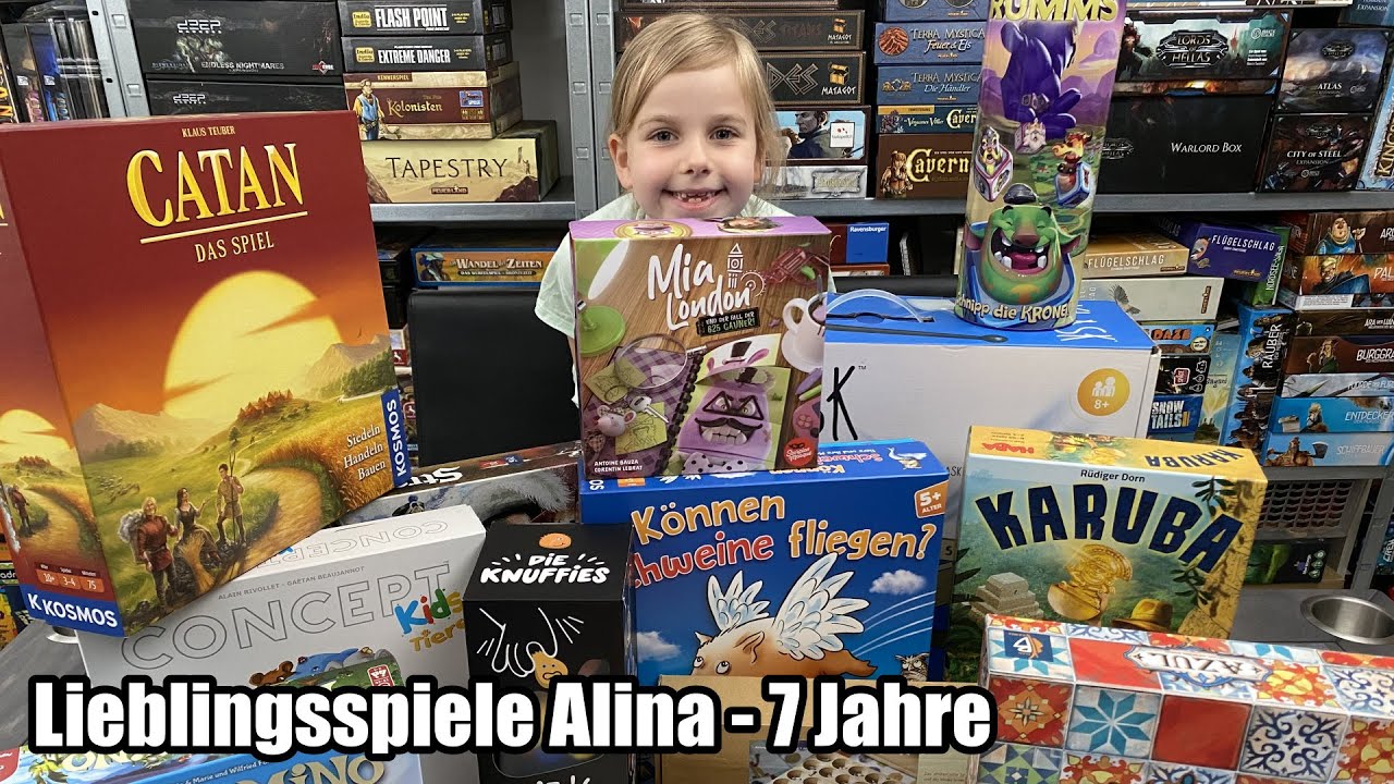 Lieblingsspiele von Alina 7 Jahre (Kinderspiele und Familienspiele)