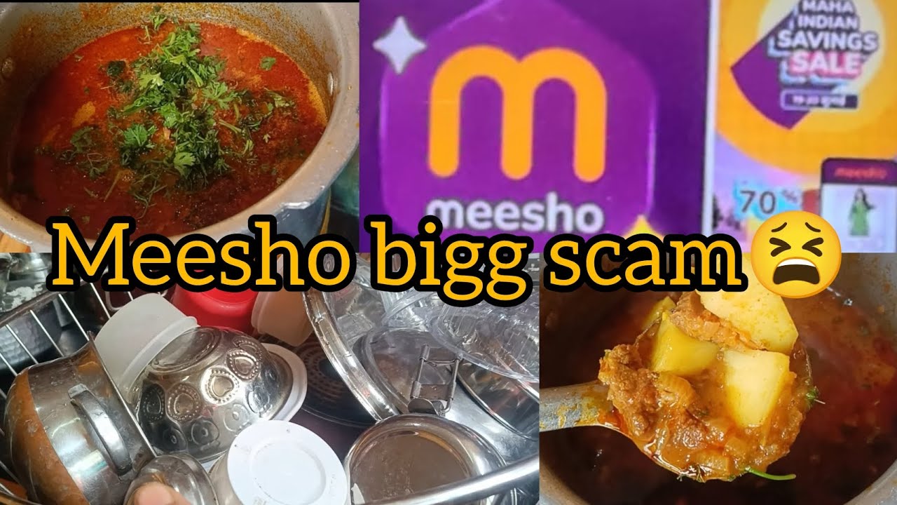 Pre Ramzan kitchen deep cleaning 🧹🧼/Meesho bigg scam 😫//aaloo gosht ka salan recipe 