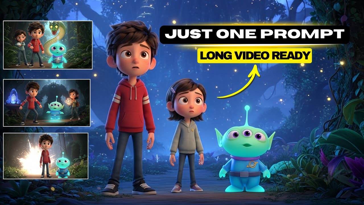 AI Story Video Creation with ONE Prompt Image to Video + Grok AI Full Tutorial Consistent Characters