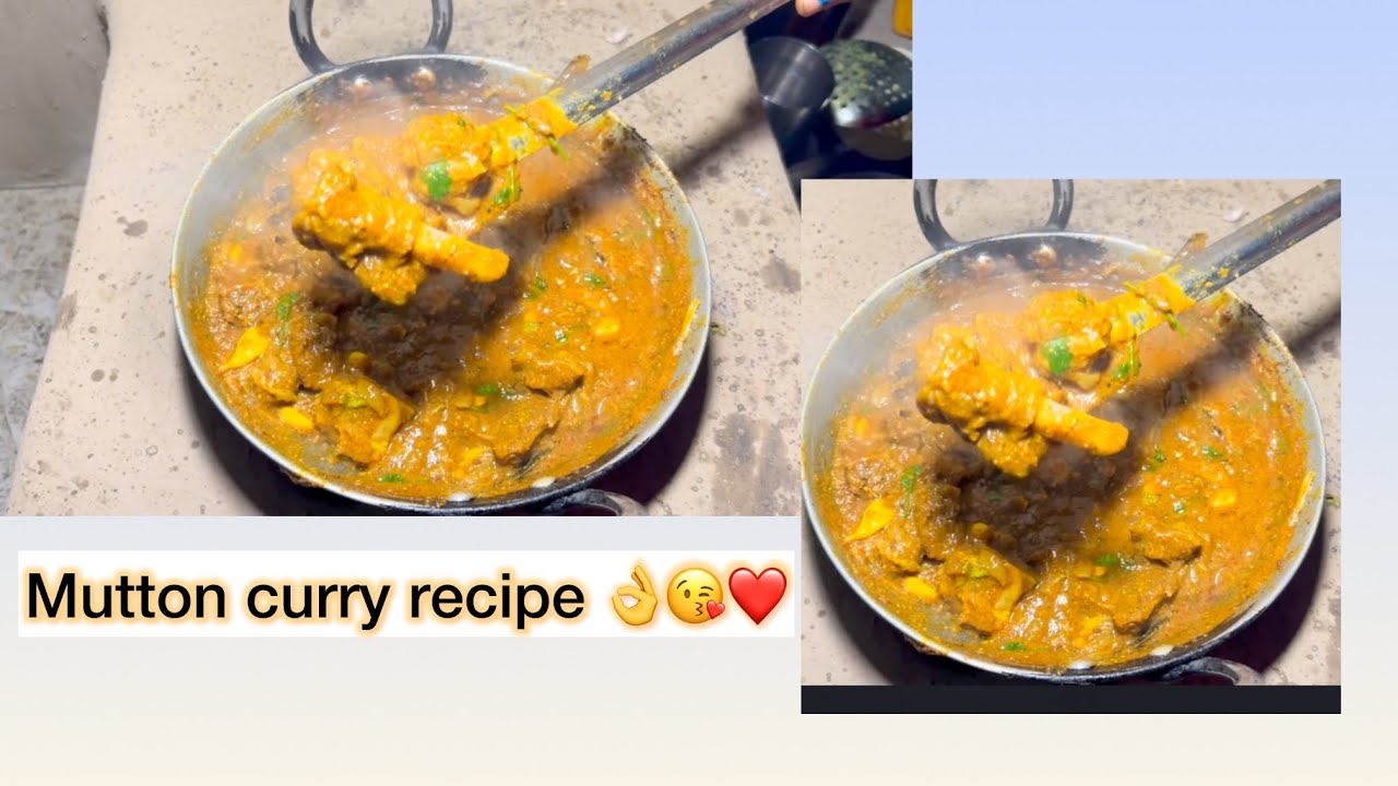उंगलियां चाटने पर मजबूर कर देगी यह मसालेदार मटन करी! 🍖🔥 #muttoncurry  #muttonrecipe  #nonveglove 