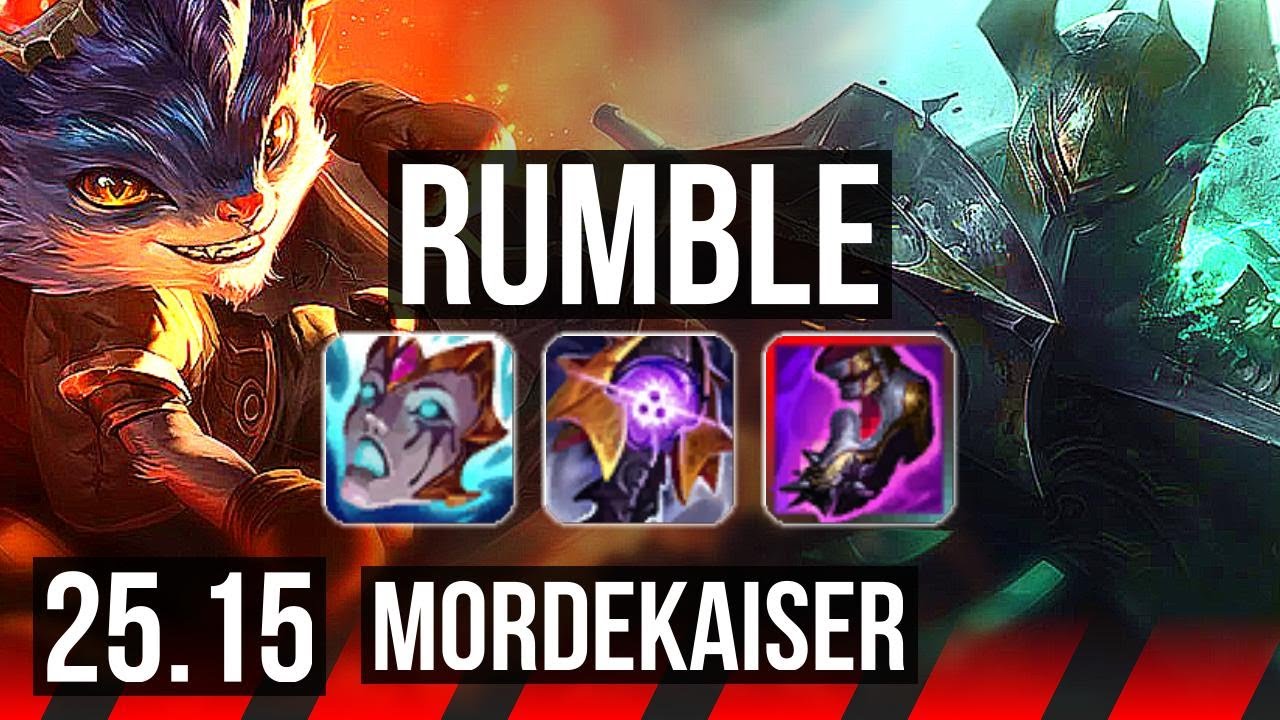 RUMBLE vs MORDEKAISER (TOP) | Godlike | KR Master | 25.15