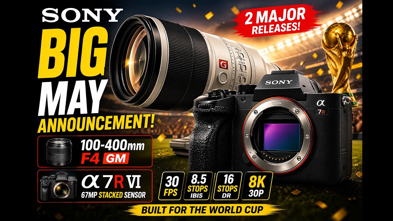 Sony A7R VI Official Launch Date & Price LEAKED! 102MP Monster + 8K/60P Beast Confirmed?