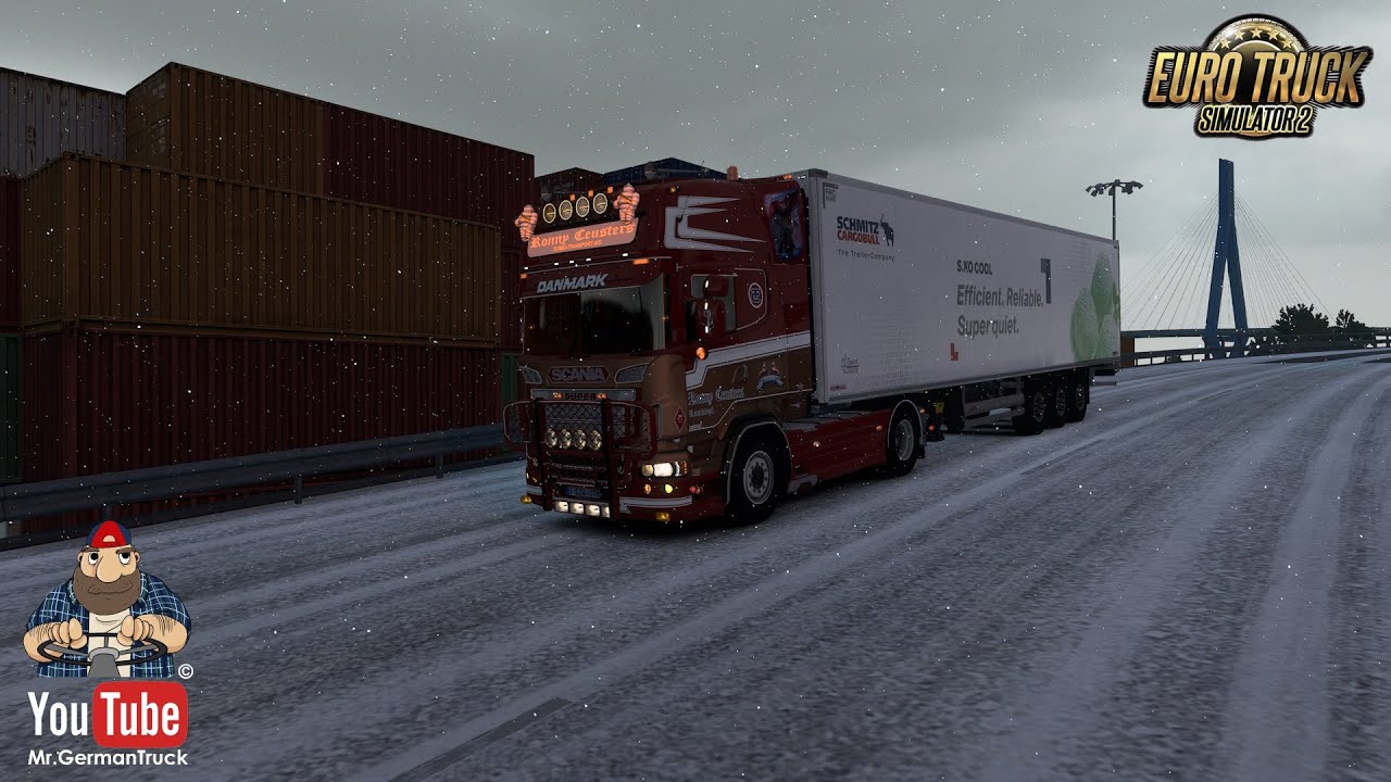 [ETS2 v1.53] Realistic Brutal Graphics & Weather Winter Snow v1.1