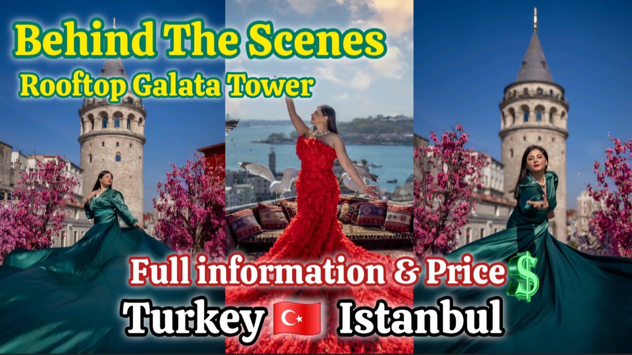 Get your Dream Photoshoot at Rooftop Galata| Famous Photoshoot in Istanbul #photoshoot #turkey #bts