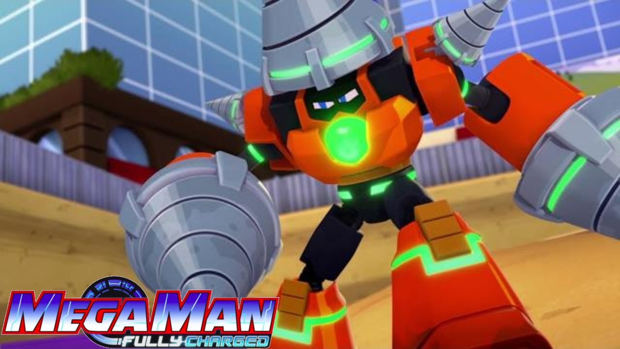 Mega Man: Fully Charged | Drill Man: Best Battles Pt. 1 | Episode Compilations | NEW Compilation