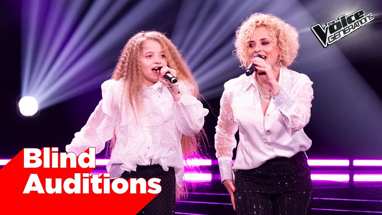 Con “Tu con chi fai l’amore” dei The Kolors, Cinzia e Giada | The Voice Generations Blind Auditions