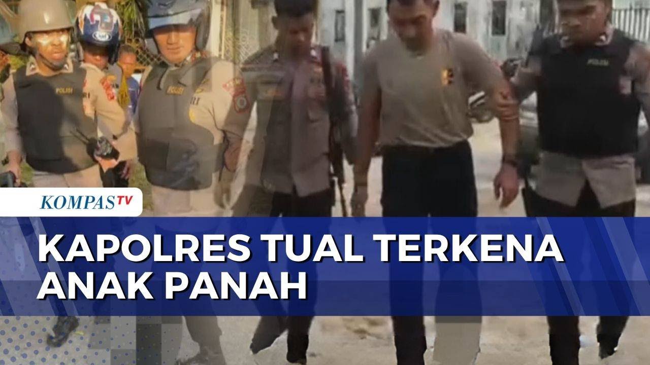 Kapolres Tual Terkena Anak Panah saat Lerai Bentrok, Alami Luka di Bagian Kaki Kiri | KOMPAS PETANG