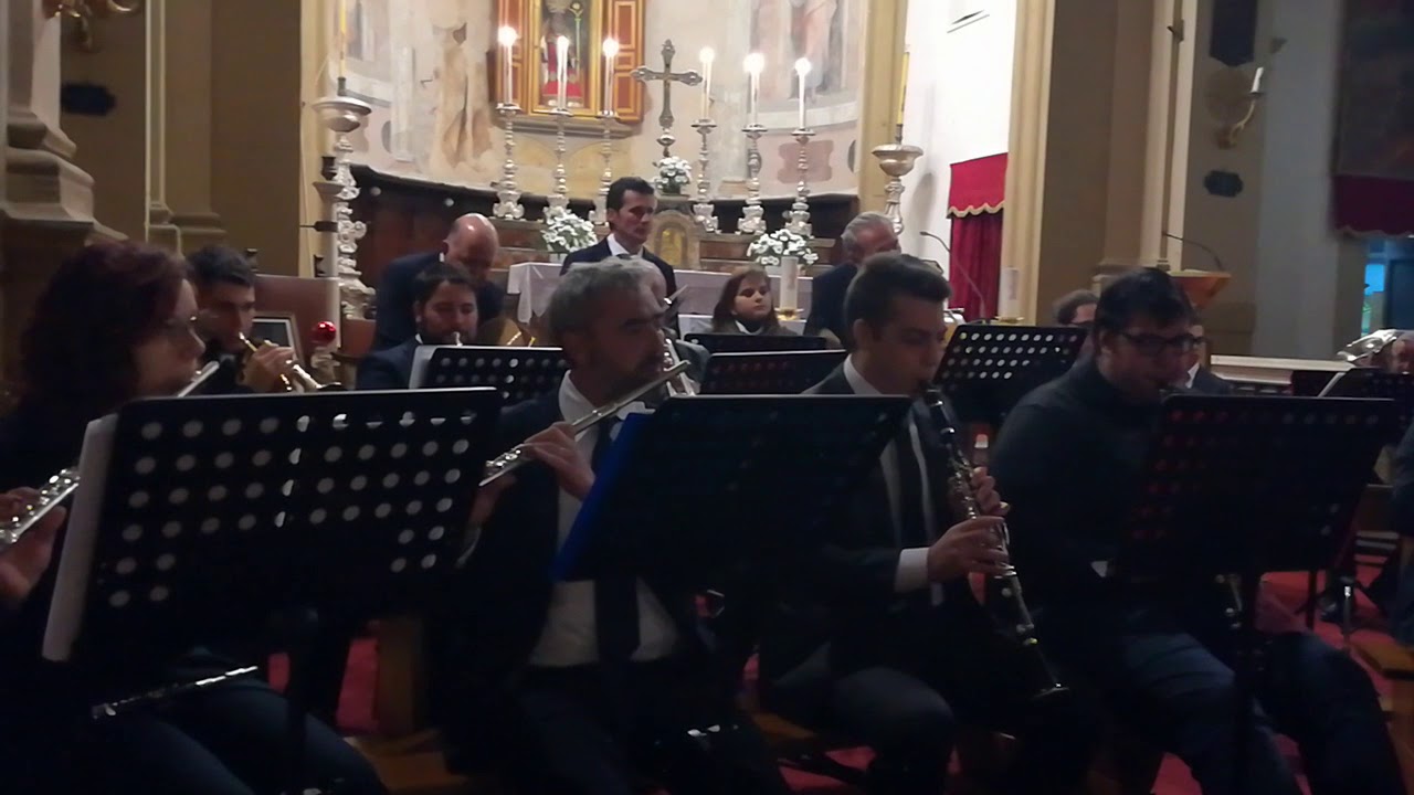 banda di sacrofano concerto nella chiesa di San Biagio(1)