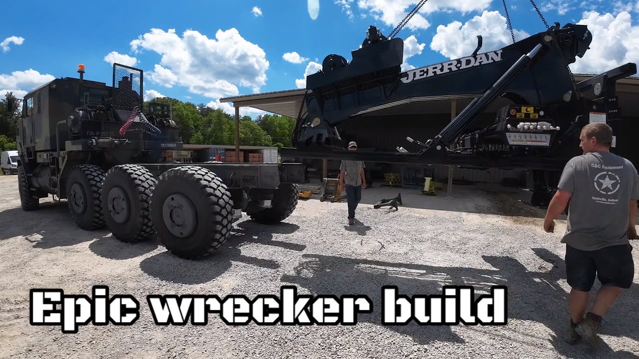 Мы беремся за 25-тонный тяжелый эвакуатор для Oshkosh HET M1070 8x8, часть 1