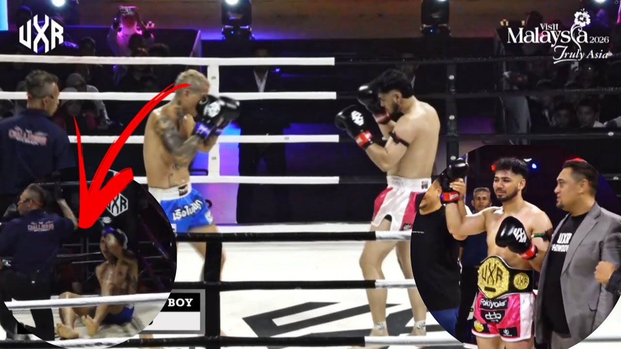 JORDAN BOY COME BACK! K.O KAN KHAO DI ROUND 1 MENGUNAKAN ELBOW! UXR SHOWDOWN