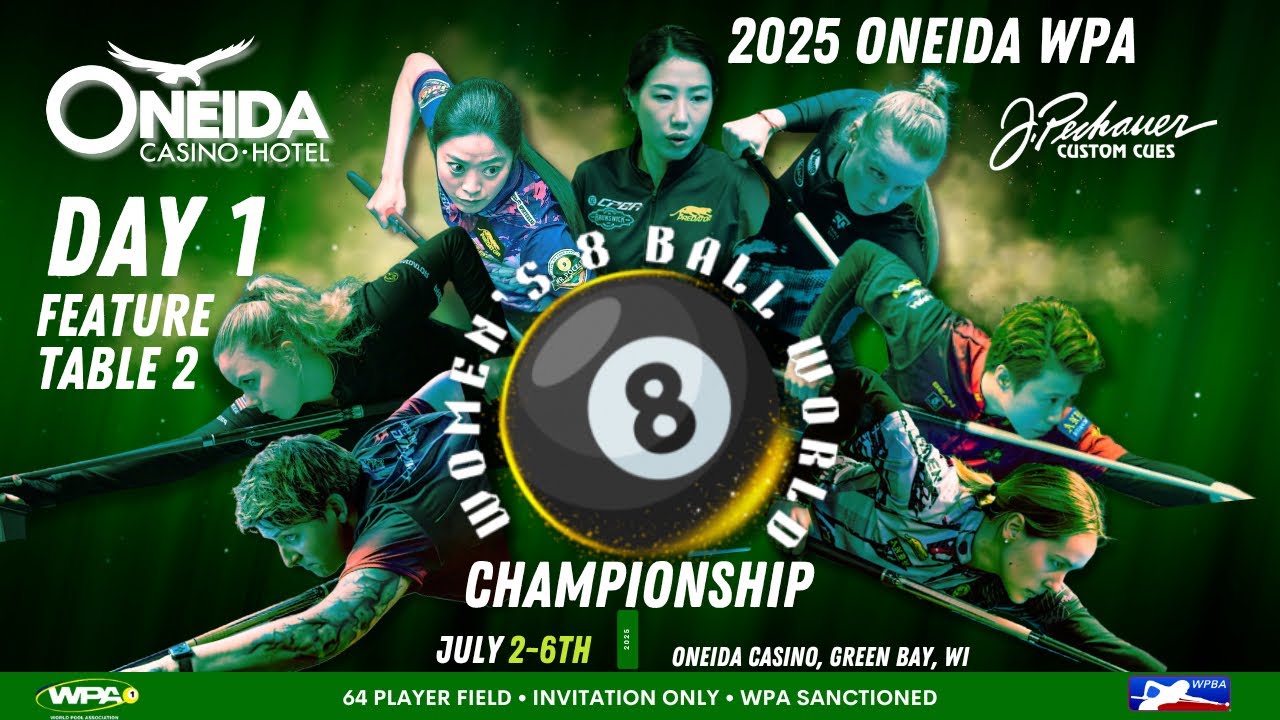 Lena Primus vs. Shin-Mei Liu 🌟 2025 ONEIDA WPA Women&rsquo;s 8-Ball World Championship 🌟