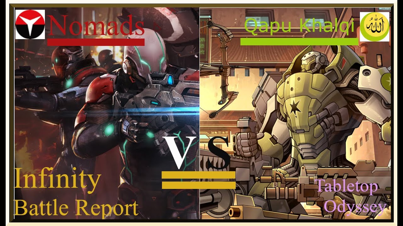Infinity N5 Battle Presentation: Campaign game 4 Nomads vs Qapu Khalqi
