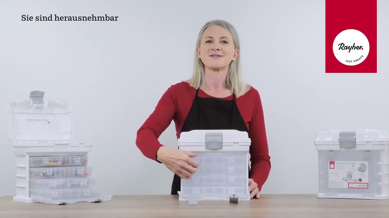 Produkttipp: &Uuml;bersichtliches Aufbewahren mit der Tragebox mit 4 Sortimentsk&auml;sten