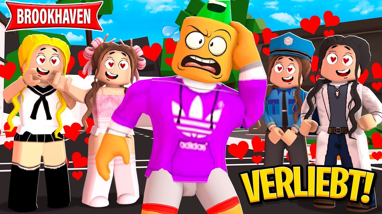 ALLE MÄDCHEN VERLIEBEN sich in MICH in BROOKHAVEN?? 😨 (Roblox Brookhaven 🏡RP | Story Deutsch)