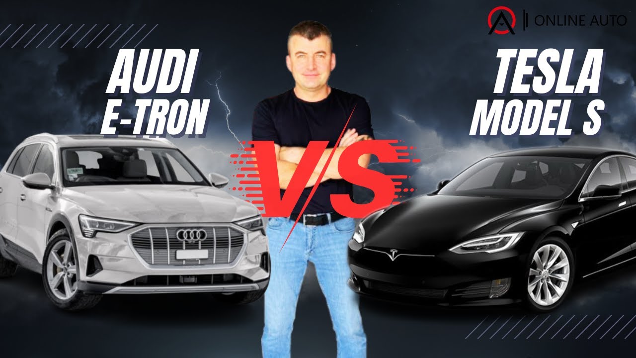 🔋 Audi E-tron 55 2019 проти Tesla Model S 2019 Performance! Що ж КРАЩЕ? ТАКОГО ЩЕ НЕ БУЛО/OnlineAuto