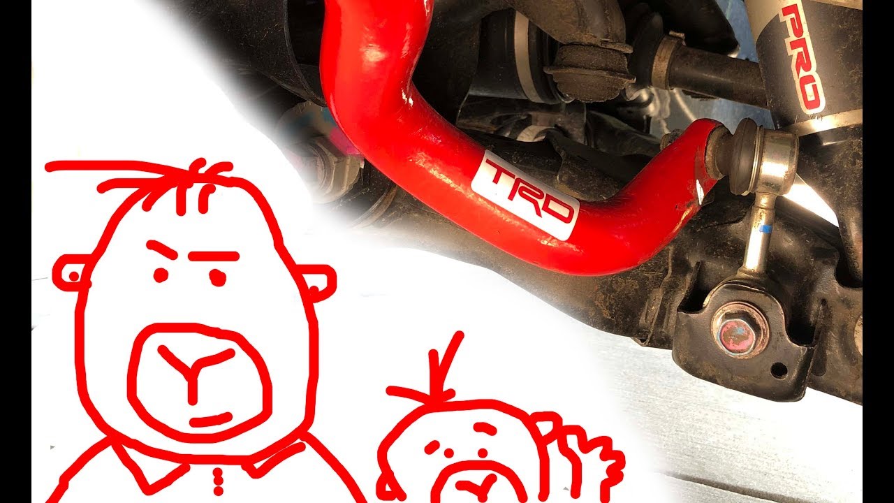 The Tundra TRD Sway bars front and rear