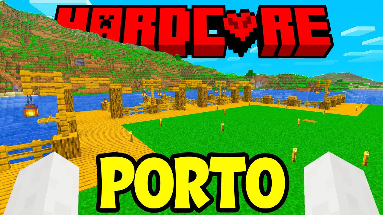 COSTRUISCO IL PORTO NELLA MIA HARDCORE SU MINECRAFT Ep. 59