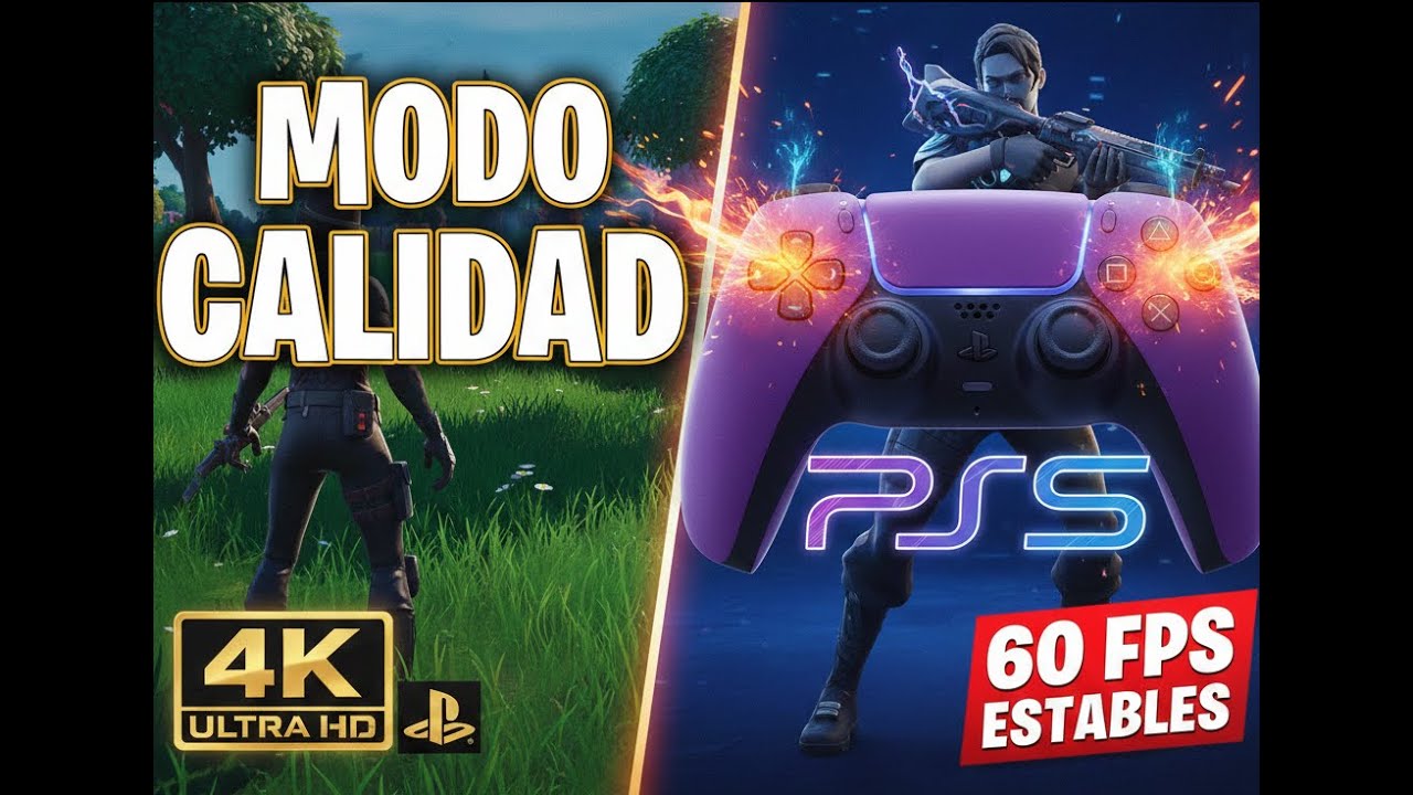 FORTNITE PS5: MODO CALIDAD 4K Nativo ⚡ ¿Se ve mejor que una PC? (Test 2026)