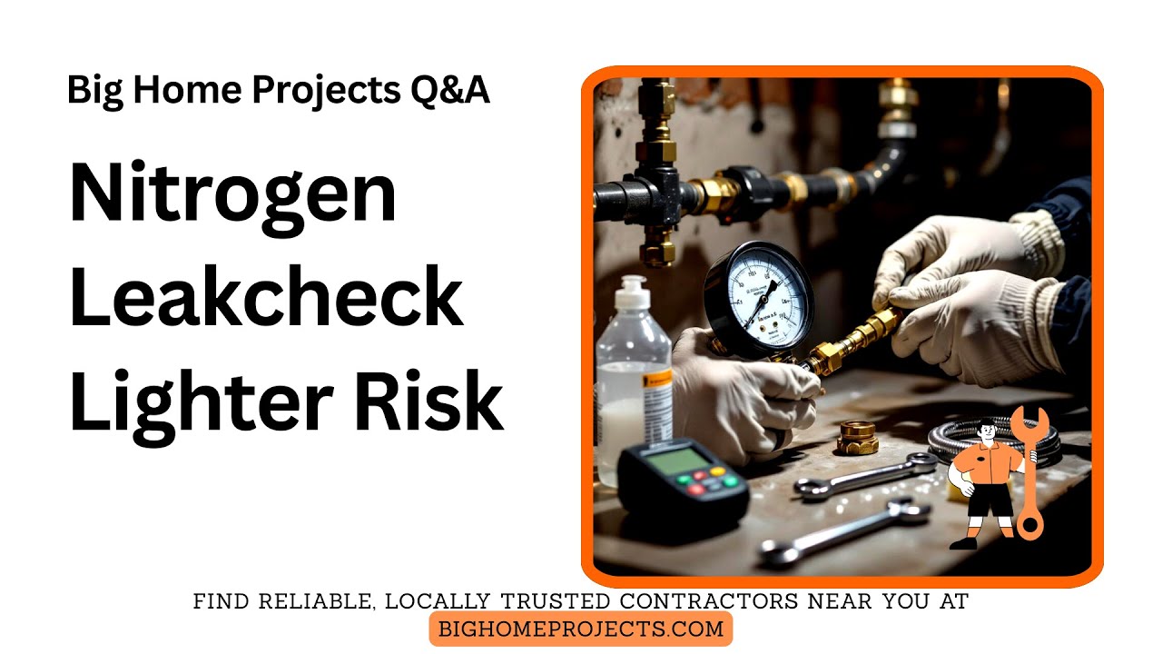 Nitrogen-Pressure Leakcheck &mdash; Lighter Danger Exposed