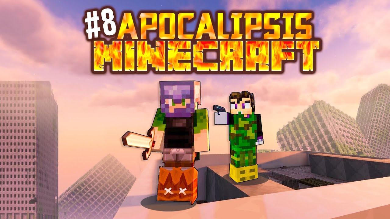 100 dias en APOCALIPSISMINECRAFT: ESCAPAMOS DE LA CIUDAD #8