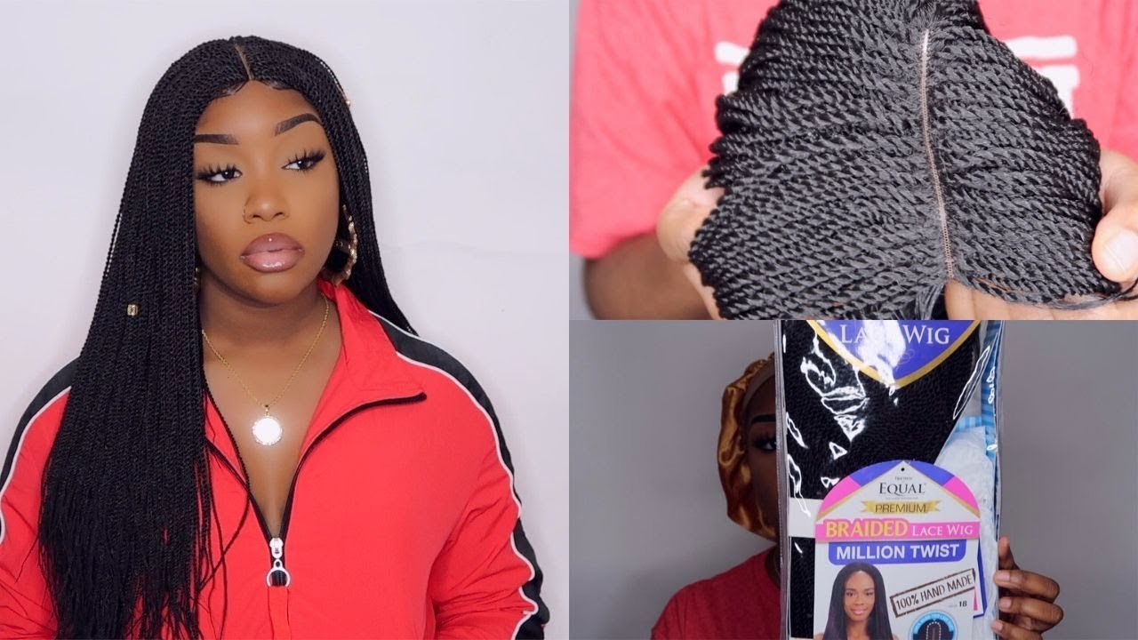 WOW ! I TRIED A SYNTHETIC BRAIDED WIG MILLION TWIST FREETRESS EQUAL | SAMSBEAUTY.COM