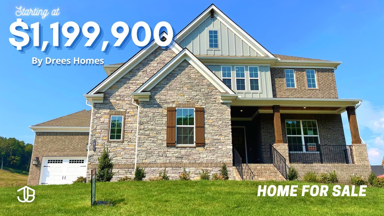 INSIDE $1.19M LUXURY NEWLY BUILT Franklin TN | Drees Homes | Oakdale | Starnes Creek | JOHNBOURGEOIS