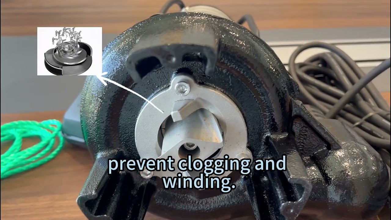 Submersible Sewage Grinder Pump | Crushes Cloth & Branches