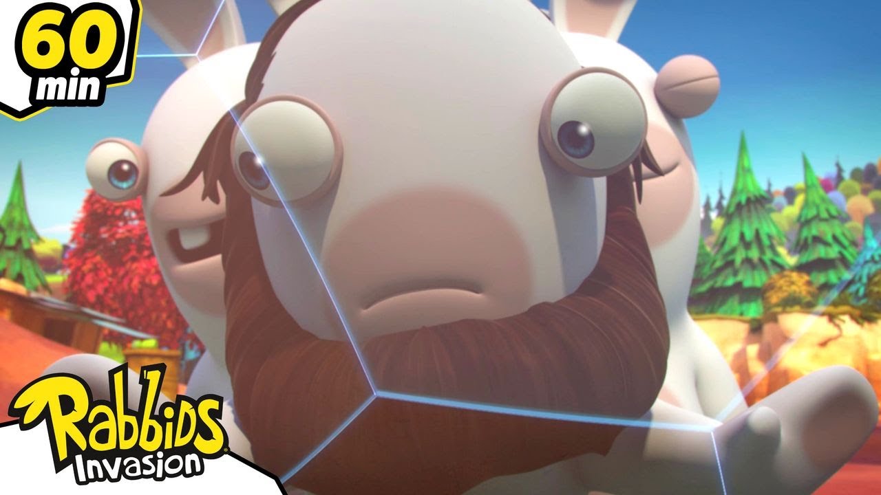 ¡Rabbid Hibernatus está harto!| Rabbids La Invasión| Nueva compilación 1H |Cartoon para niños