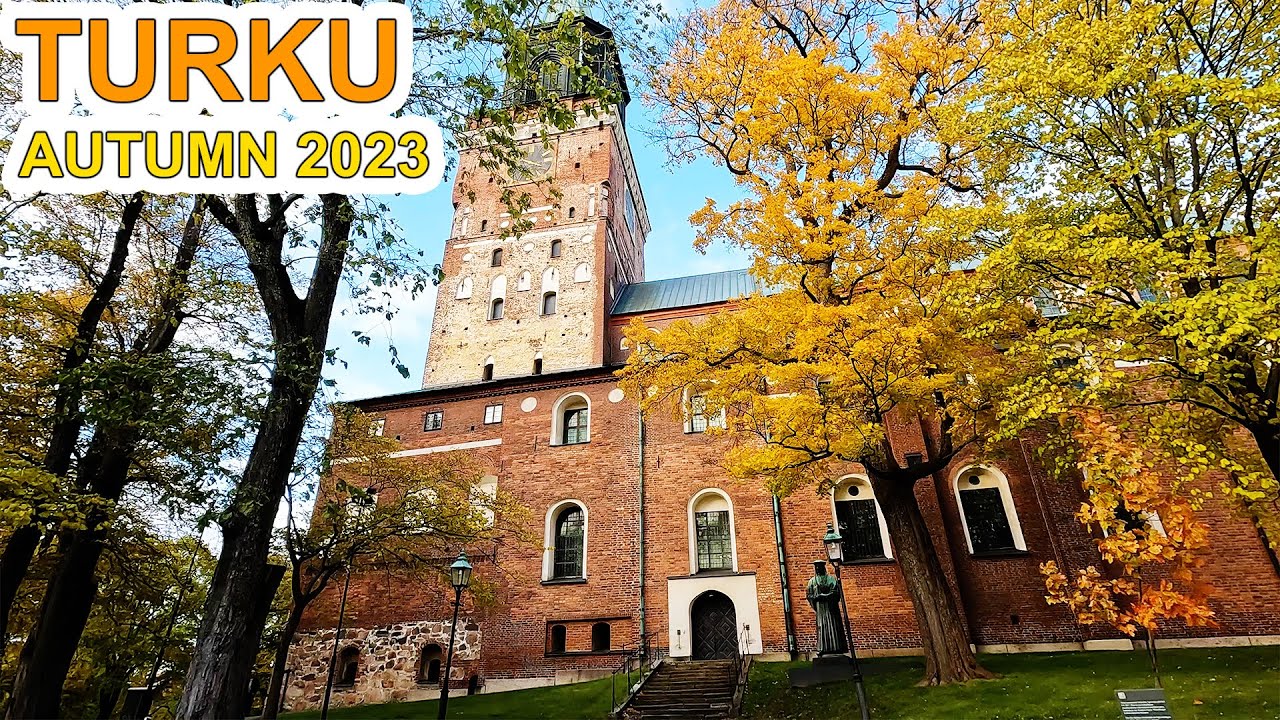 Autumn Walking in Turku, Finland - October 2023