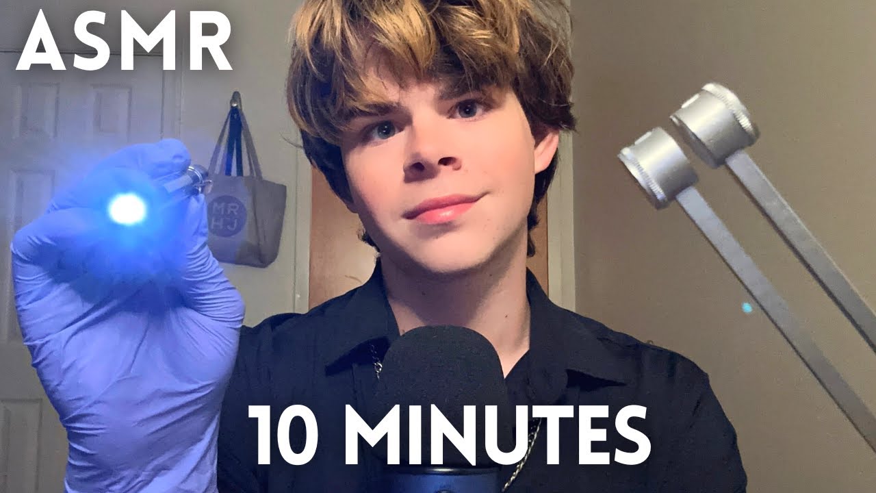 ASMR Fastest Doctor Cranial Nerve Exam EVER Roleplay!