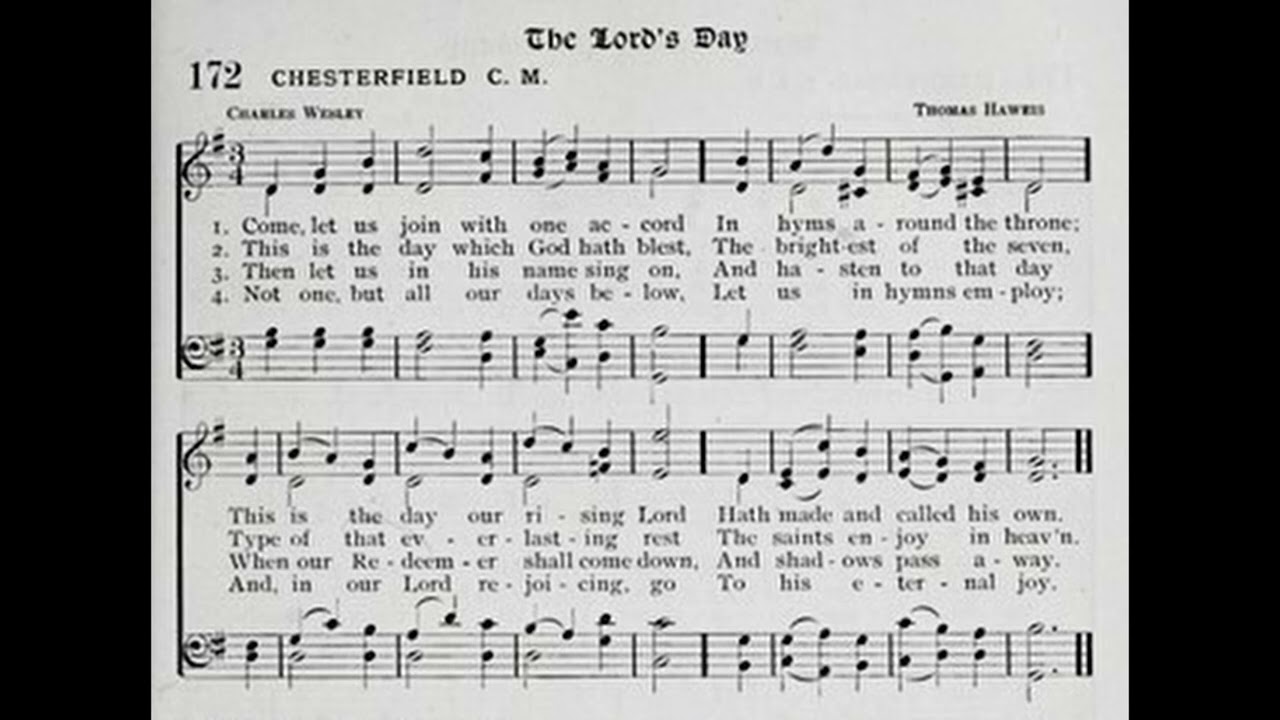 Come, Let Us Join With One Accord (Chesterfield)