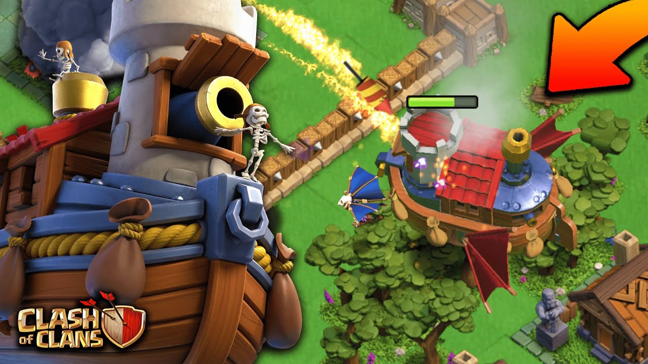 ECCO la NUOVA FORTEZZA VOLANTE!! 😧 Clash Of Clans ITA