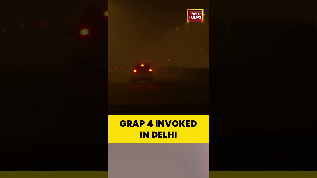Toxic Smog Engulfs Delhi, GRAP 4 Invoked as Pollution Worsens in Capital |#delhiairpollution #grap4