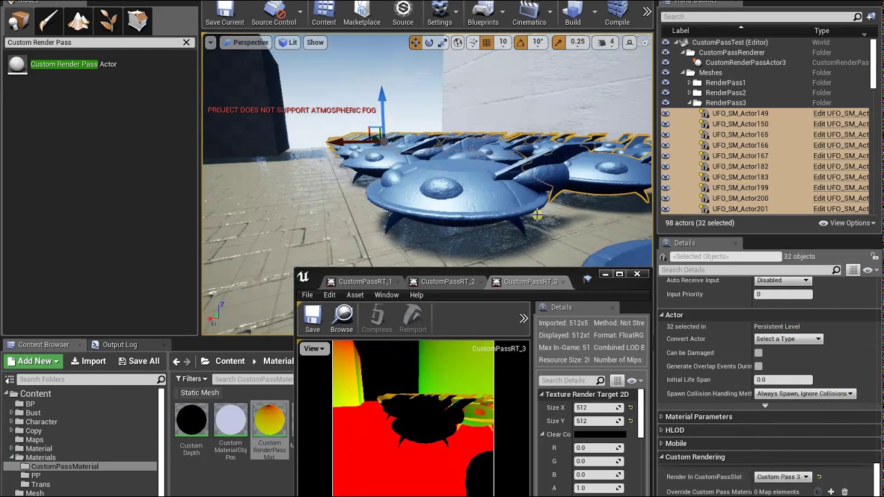 Custom Render Pass UE 4.22 (please turn on CC)