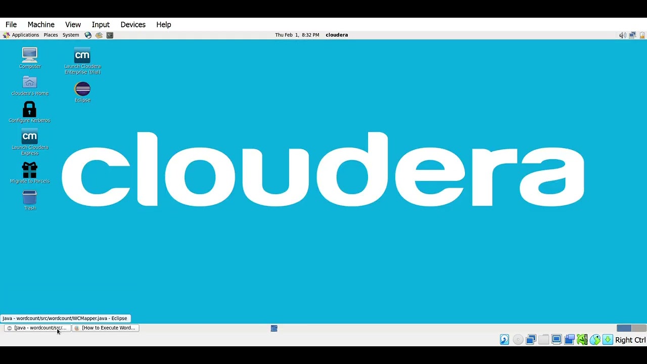 Cloudera QuickStart | Word Count Program in Hadoop | Oracle VM VirtualBox