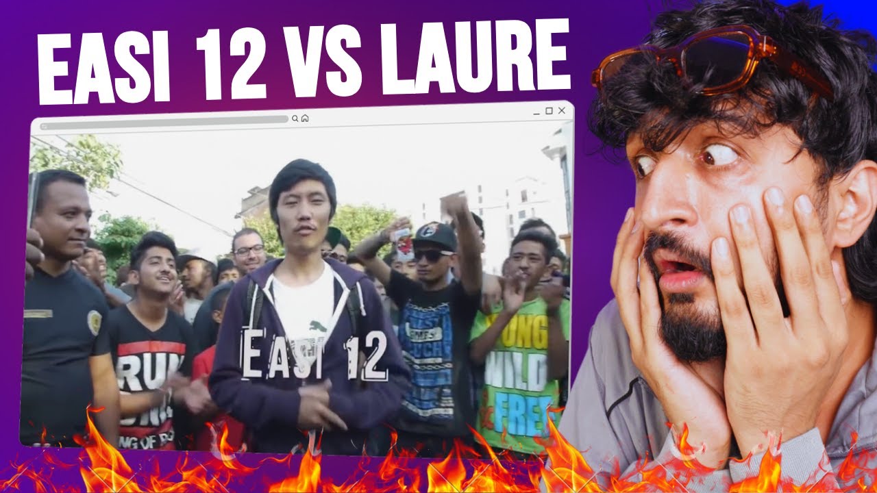EASI 12 VS LAURE - RAW BARZ REACTION BY UJJWAL