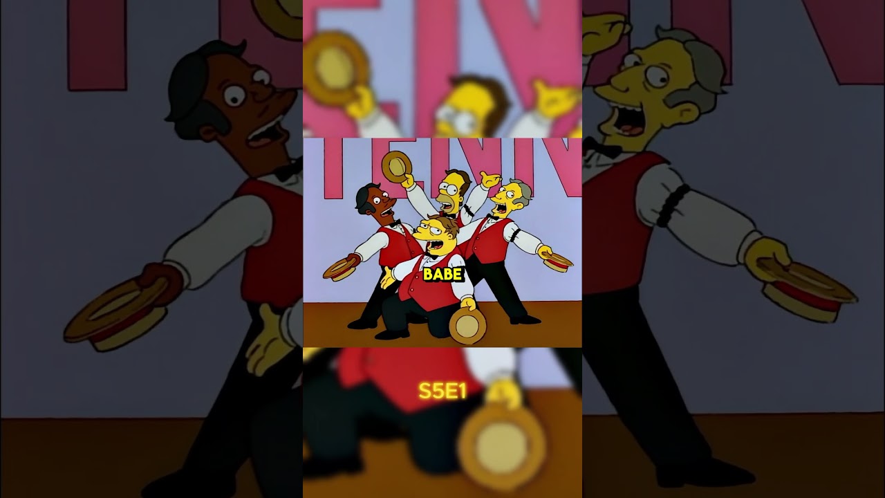 Homer Simpson and the B Sharps win a Grammy!