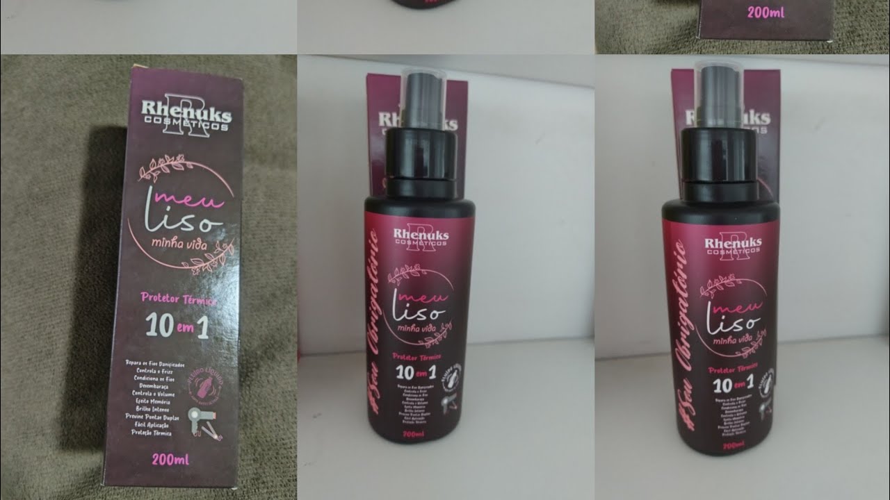 Protetor térmico meu liso minha vida                  Rhenuks cosméticos 