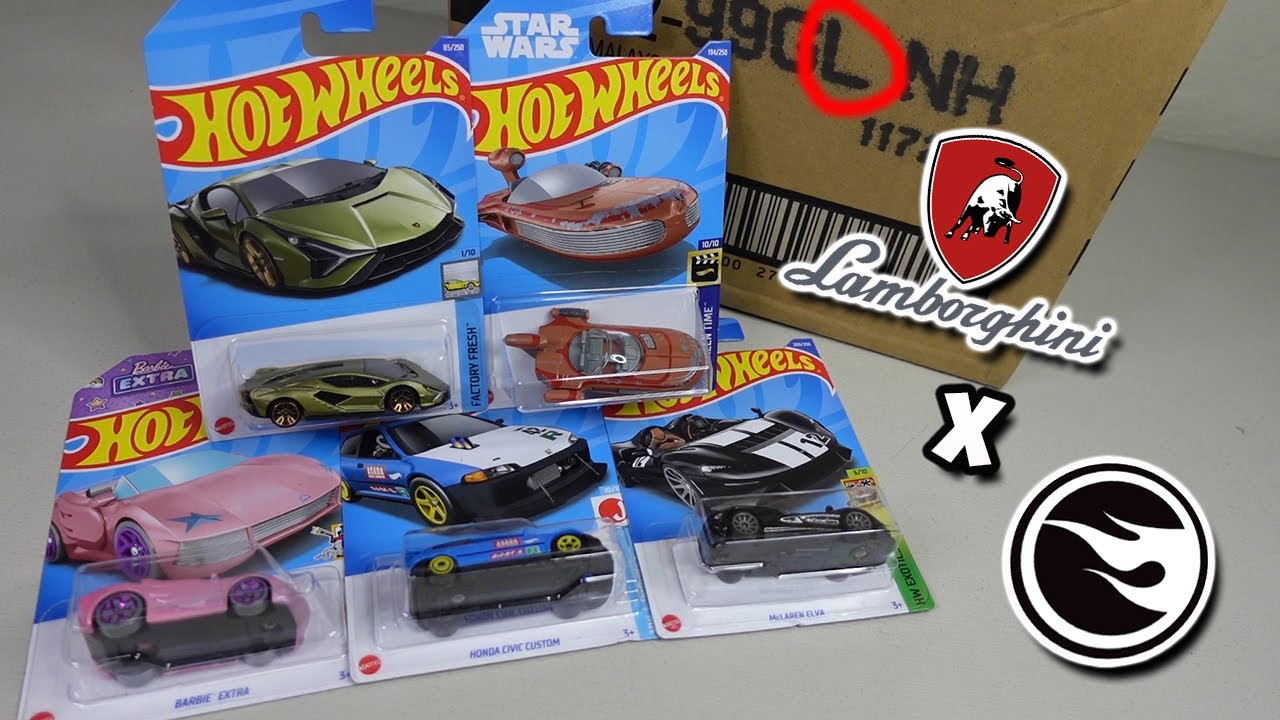 Que buena sorpresa 🔥 | Hot Wheels Cars Caja / Case L 2022 Lamborghini, Barbie, Honda, Star Wars