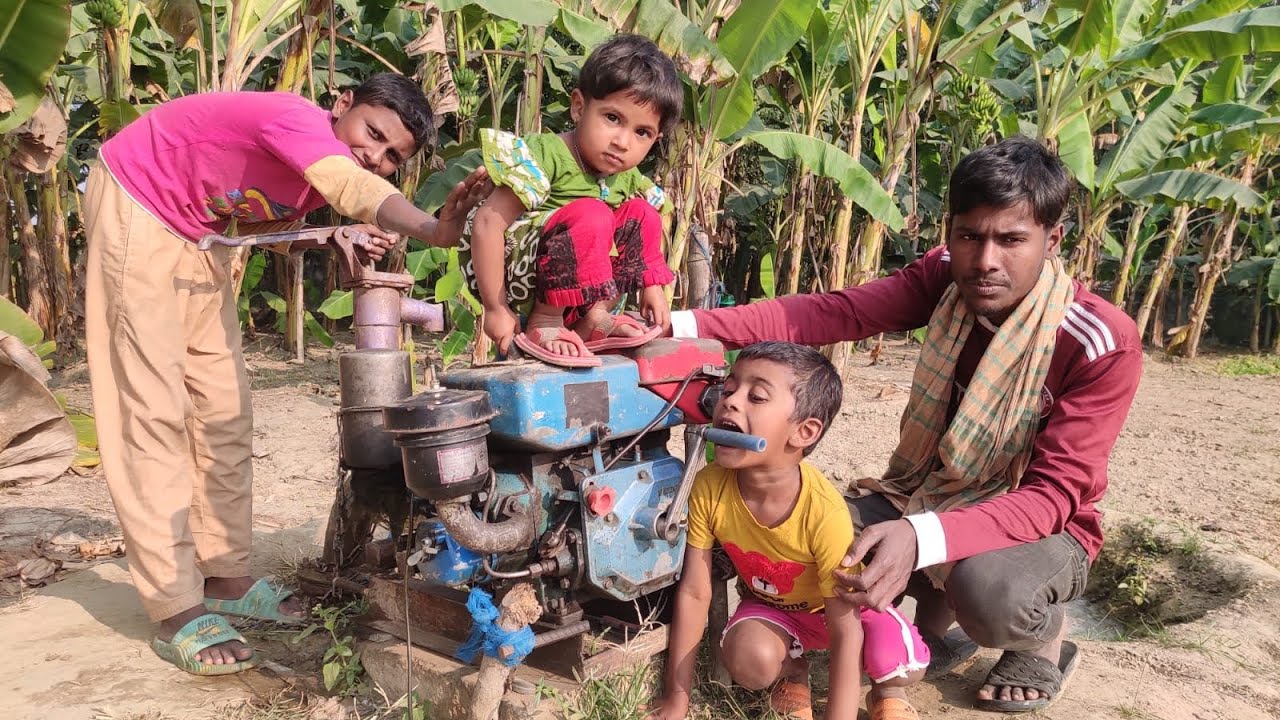 How Star To Salon Machine Start.Village Boy's New J.D Machine Started 