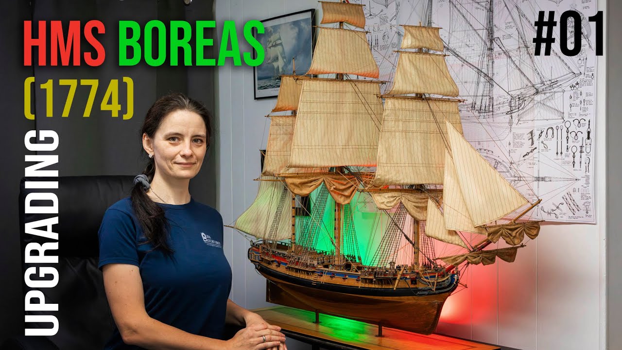 Реставрация и модернизация HMS BOREAS (1774) модель № 01 — Список ремонтных работ