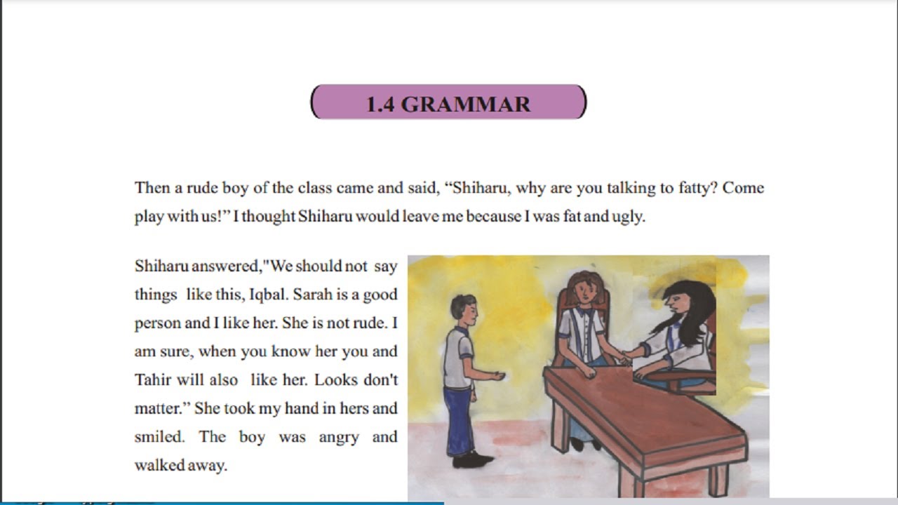 English Class Four Unit 1 Part 2 Sindh Text Book Board