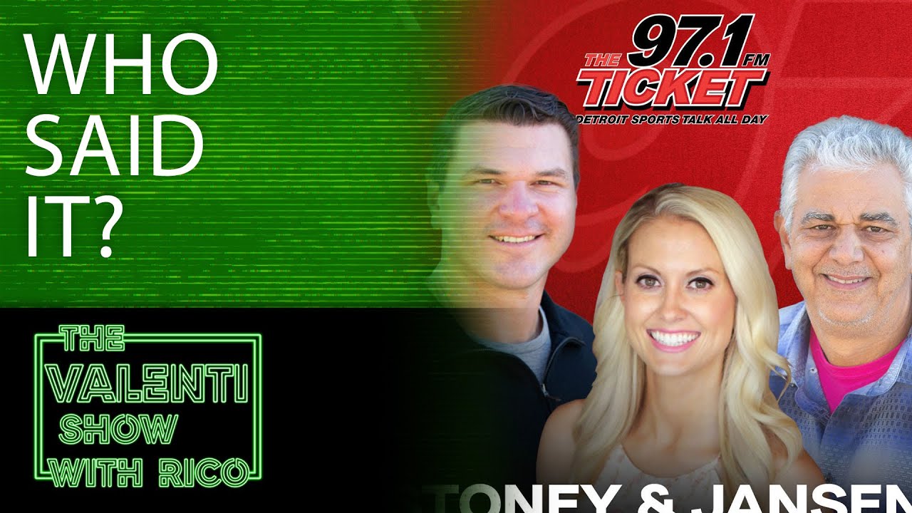 The Valenti Show with Rico - Who Said It?