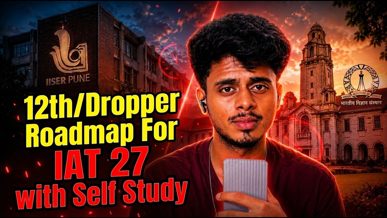 Zero to IISER: The Ultimate Self-Study Strategy for IAT 2027 📚
