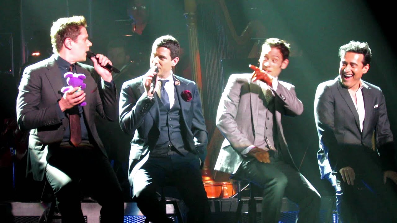 Il Divo being funny, and Thanks.  June-2012- Orlando, FL