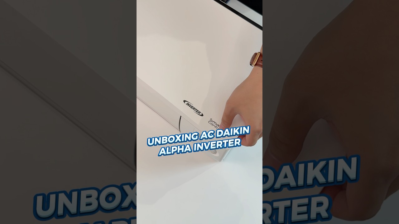 UNBOXING AC DAIKIN ALPHA INVERTER  Detailnya follow DAIKIN Indonesia  #NusantaraPrestige #ACDAIKIN
